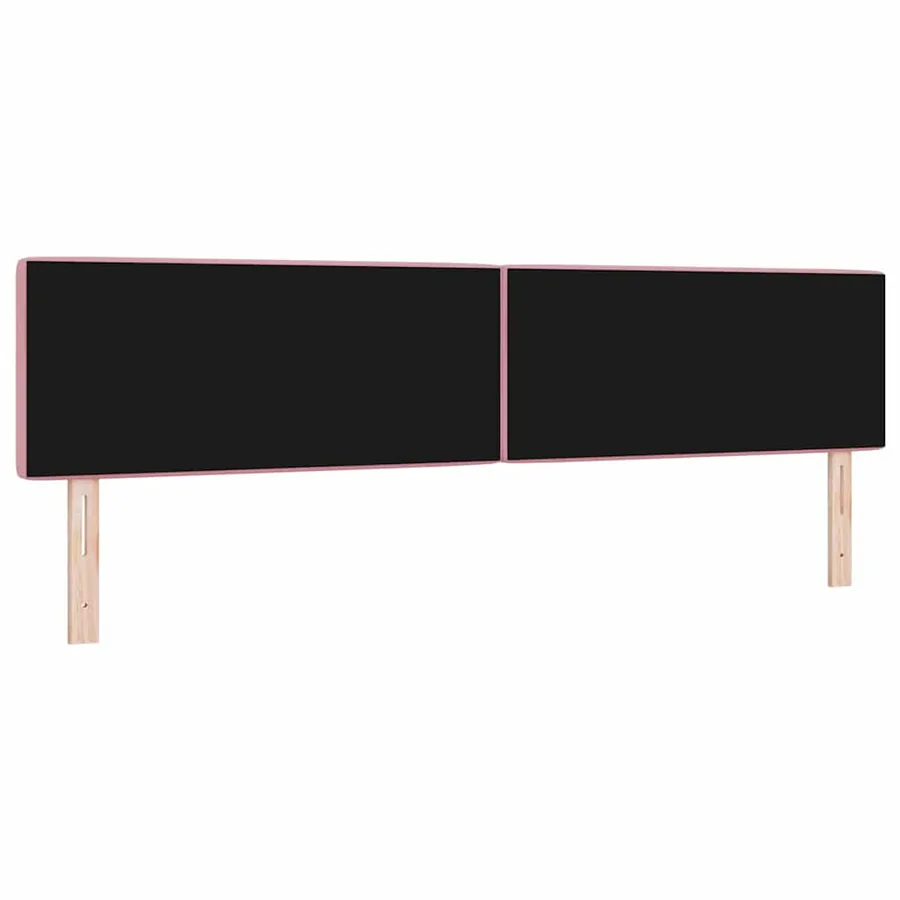Tête de lit Rose 200 cm Velours - 6