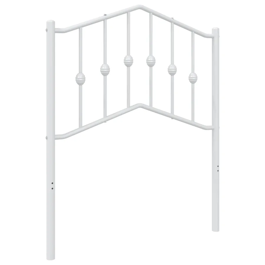 Tête de lit de remplacement métal blanc 75 cm - 2