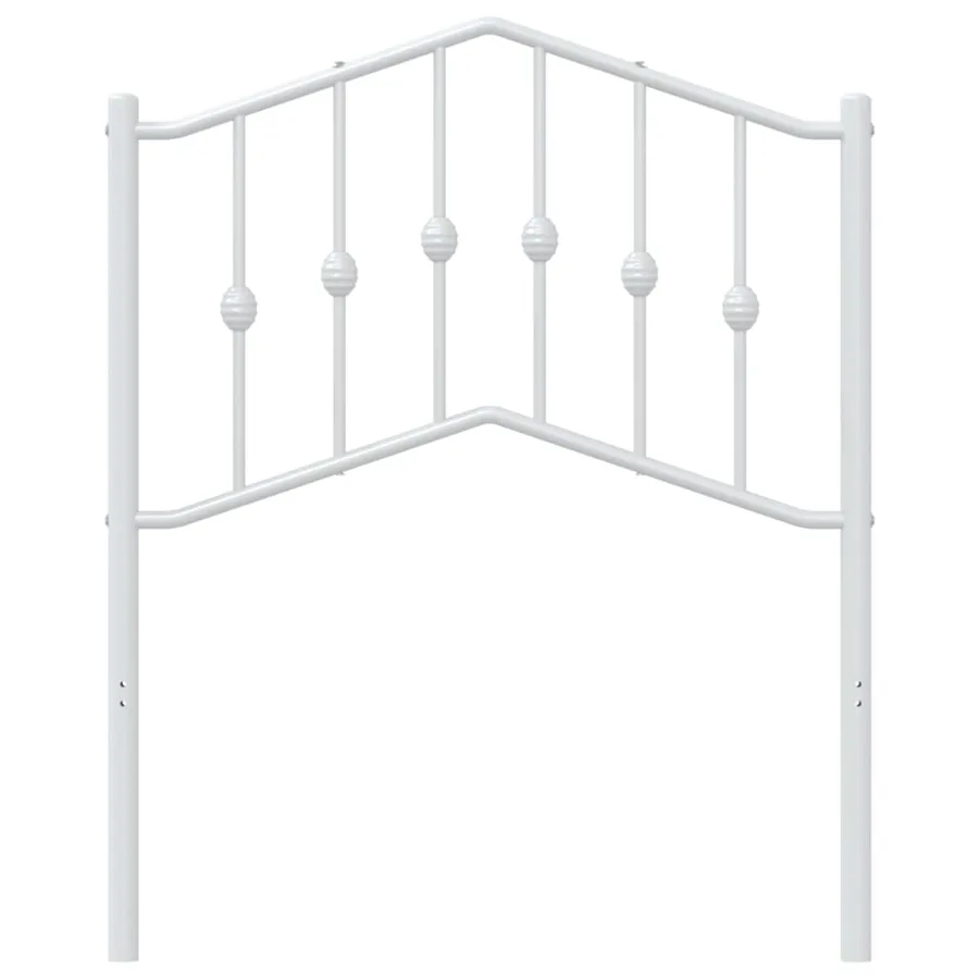 Tête de lit de remplacement métal blanc 75 cm - 3