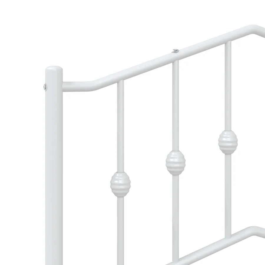 Tête de lit de remplacement métal blanc 75 cm - 5