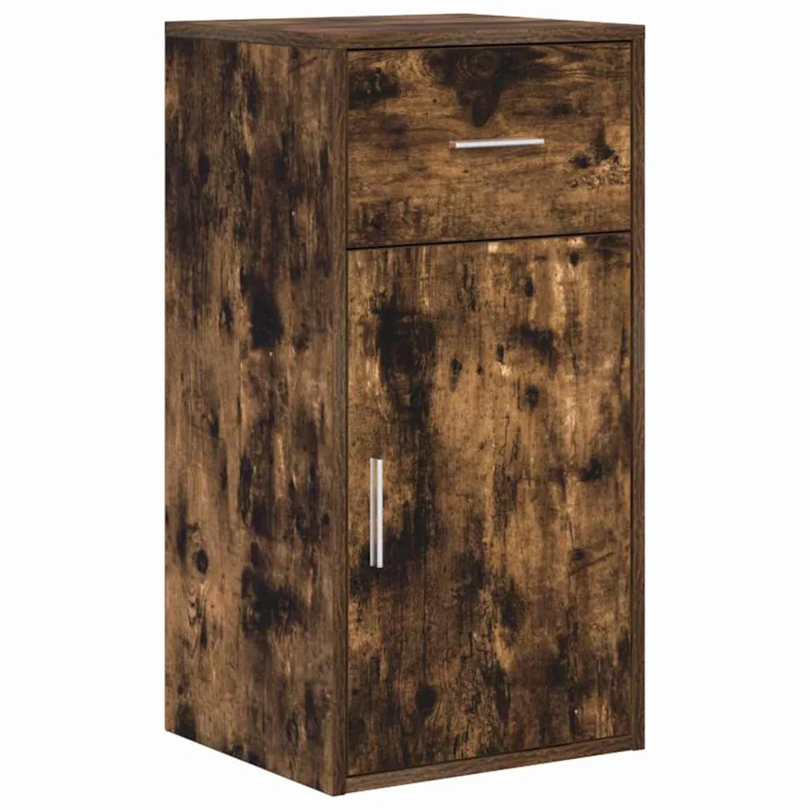 Buffet avec tiroir Chêne fumé 38 x 34 x 75 cm - 2