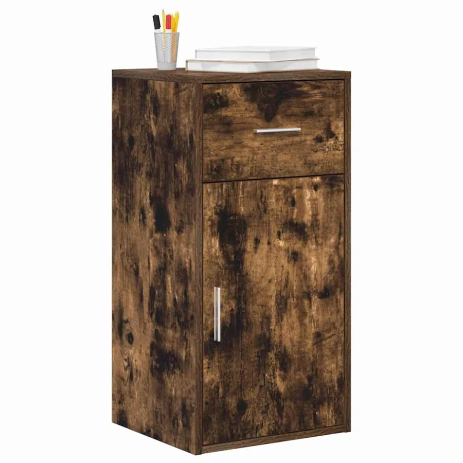 Buffet avec tiroir Chêne fumé 38 x 34 x 75 cm - 3