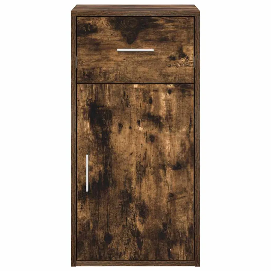 Buffet avec tiroir Chêne fumé 38 x 34 x 75 cm - 6