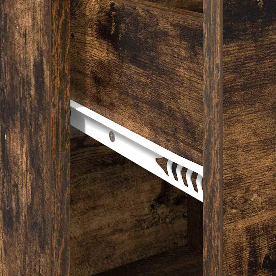 Buffet avec tiroir Chêne fumé 38 x 34 x 75 cm - 9