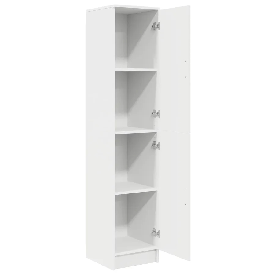 Haut Armoire Blanc 35 x 39 x 168 cm - 5