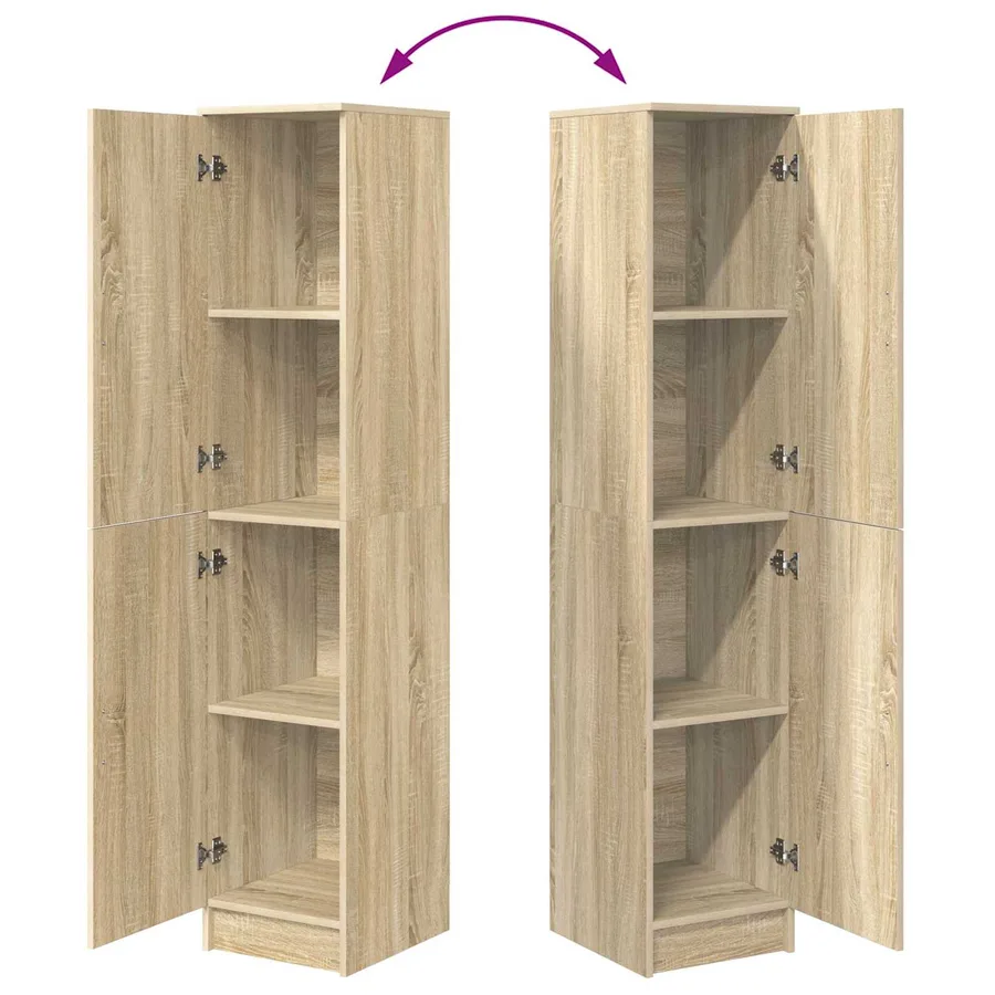 Haut Armoire Chêne Sonoma 35 x 39 x 168 cm - 11