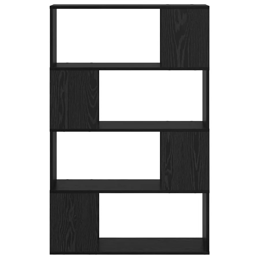 Ensemble meuble TV Noir 80 x 24 x 125 cm Bois d'ingénierie - 5