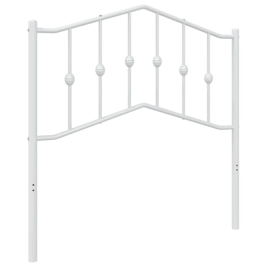 Tête de lit de remplacement métal blanc 90 cm - 2