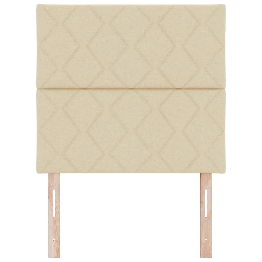 Tête de lit LED Crème 100 cm tissu - 5
