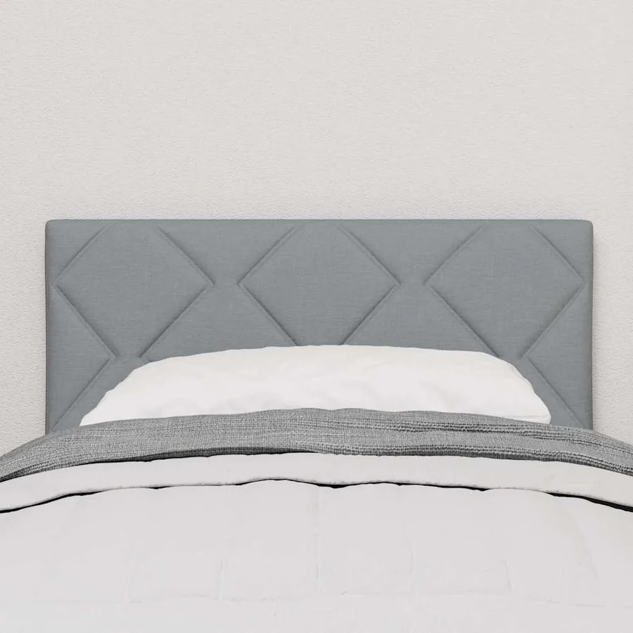 Tête de lit Gris clair 80 cm tissu - 3