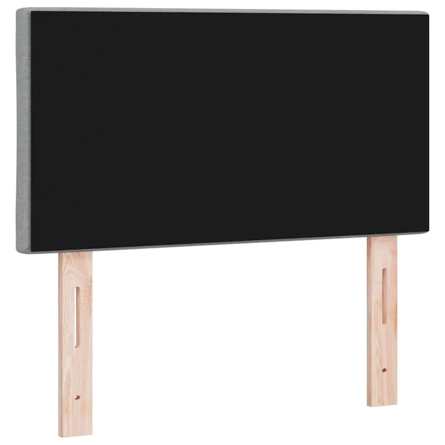 Tête de lit Gris clair 80 cm tissu - 4
