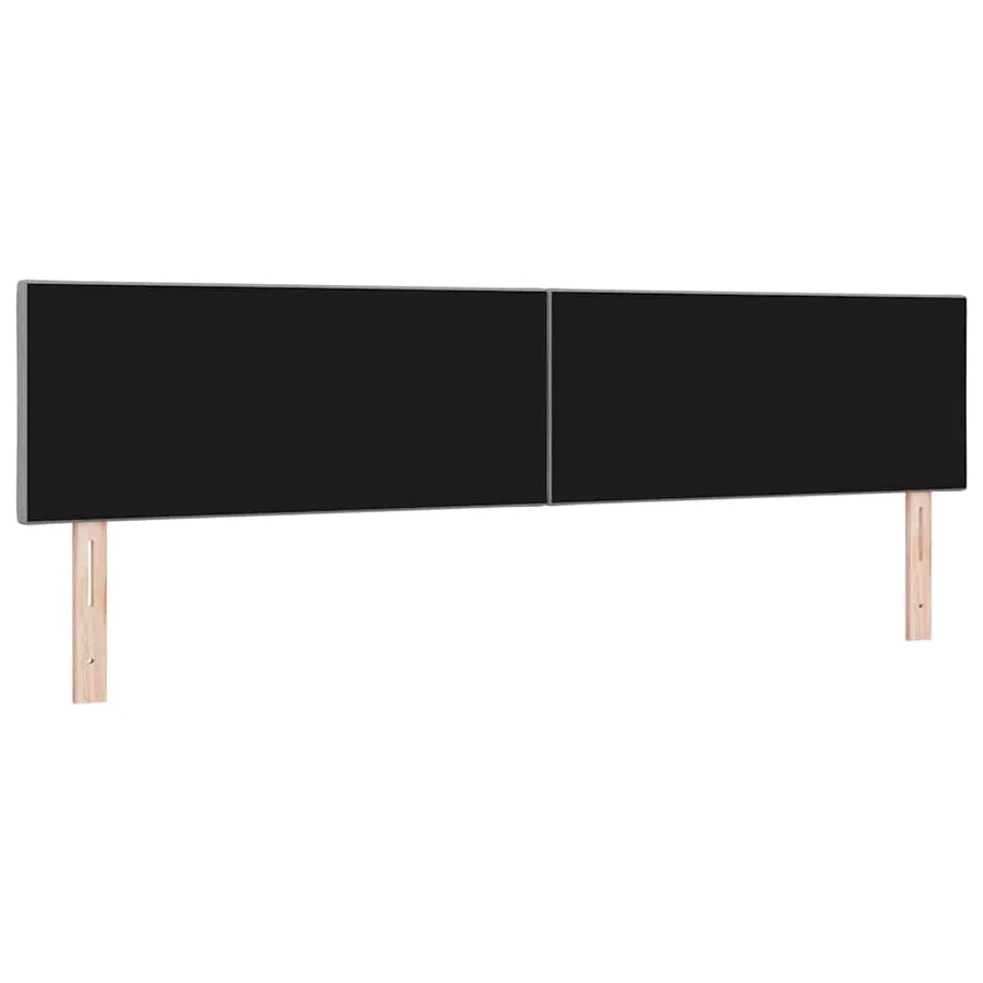 Tête de lit Gris clair 200 cm tissu - 3