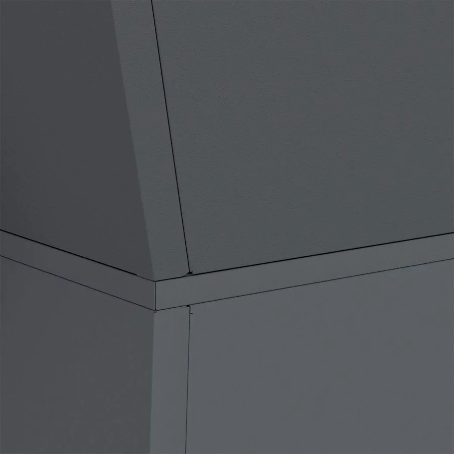Jardinière à pilier 2 pc Anthracite 35 x 35 x 73 cm - 9