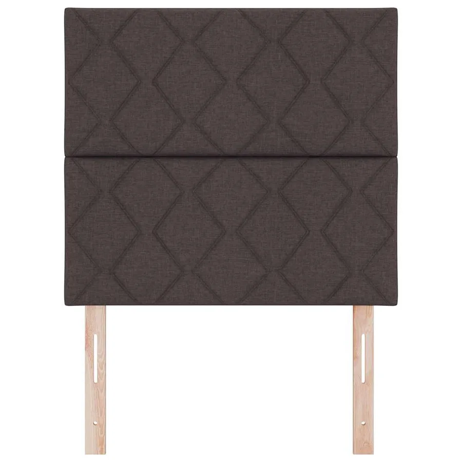 Tête de lit LED Marron 100 cm tissu - 5