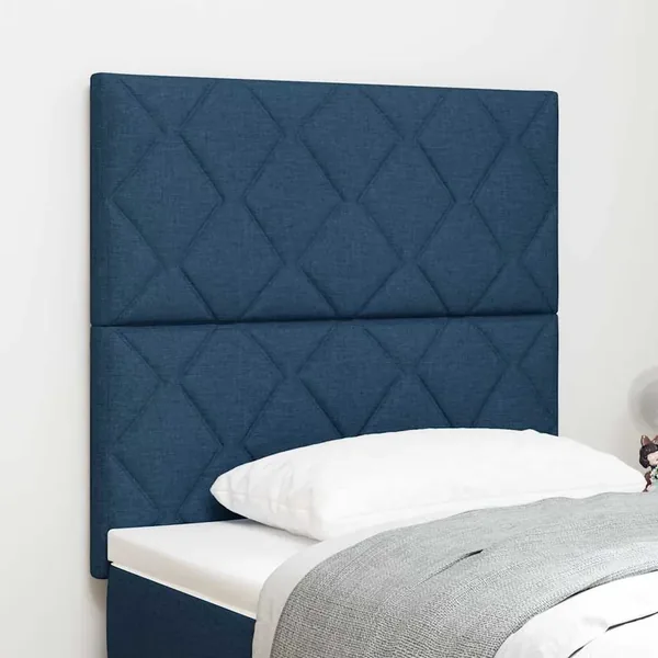 Tête de lit Bleu 100 cm tissu