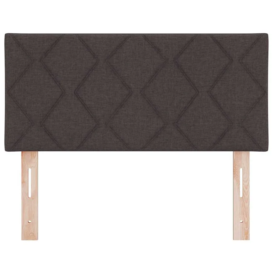 Tête de lit LED Marron 90 cm tissu - 4