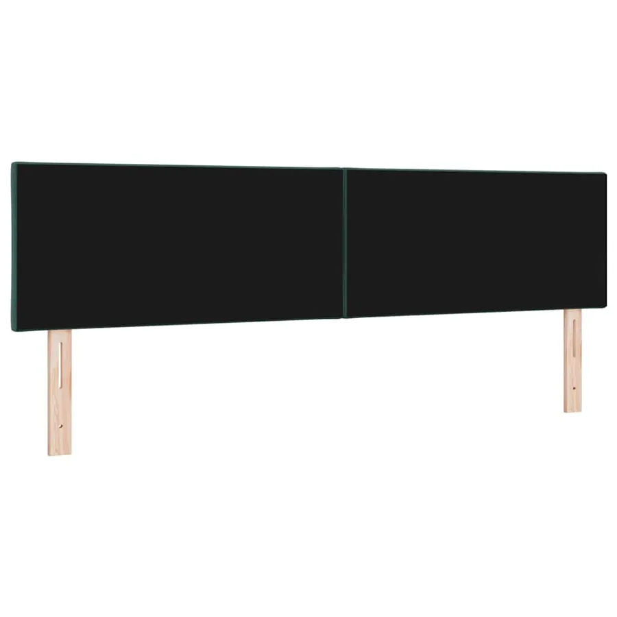 Tête de lit LED Vert foncé 180 cm Velours - 7