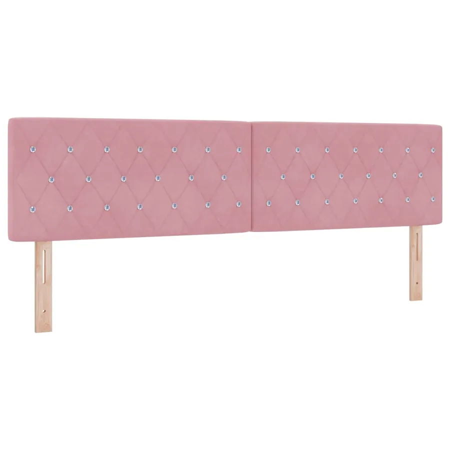 Tête de lit Rose 180 cm Velours - 2