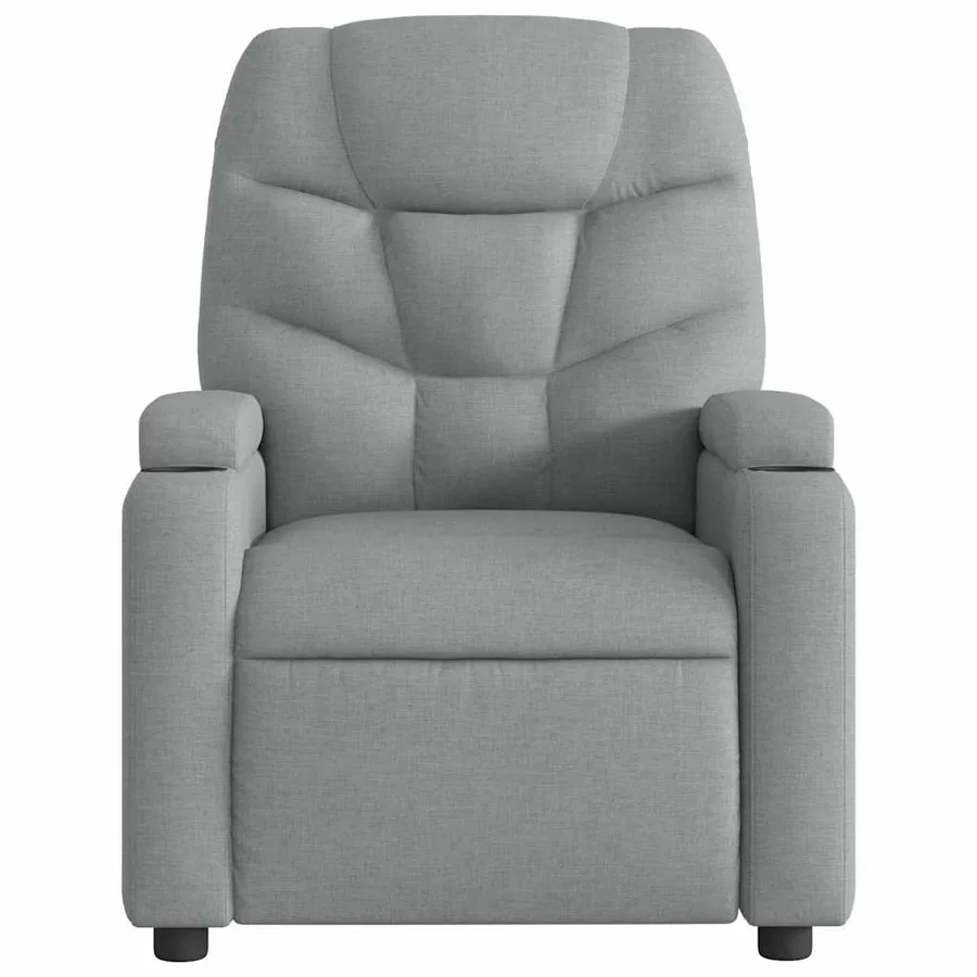 Fauteuil inclinable Gris clair Tissu - 3