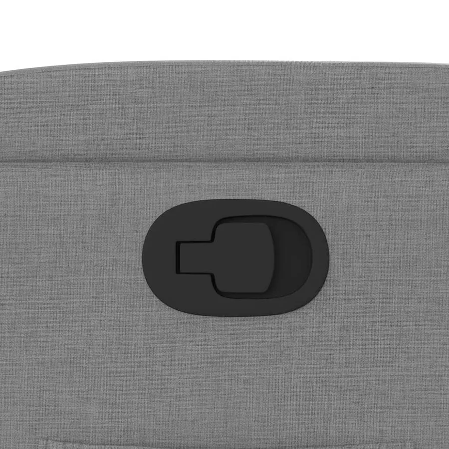 Fauteuil inclinable Gris clair Tissu - 9