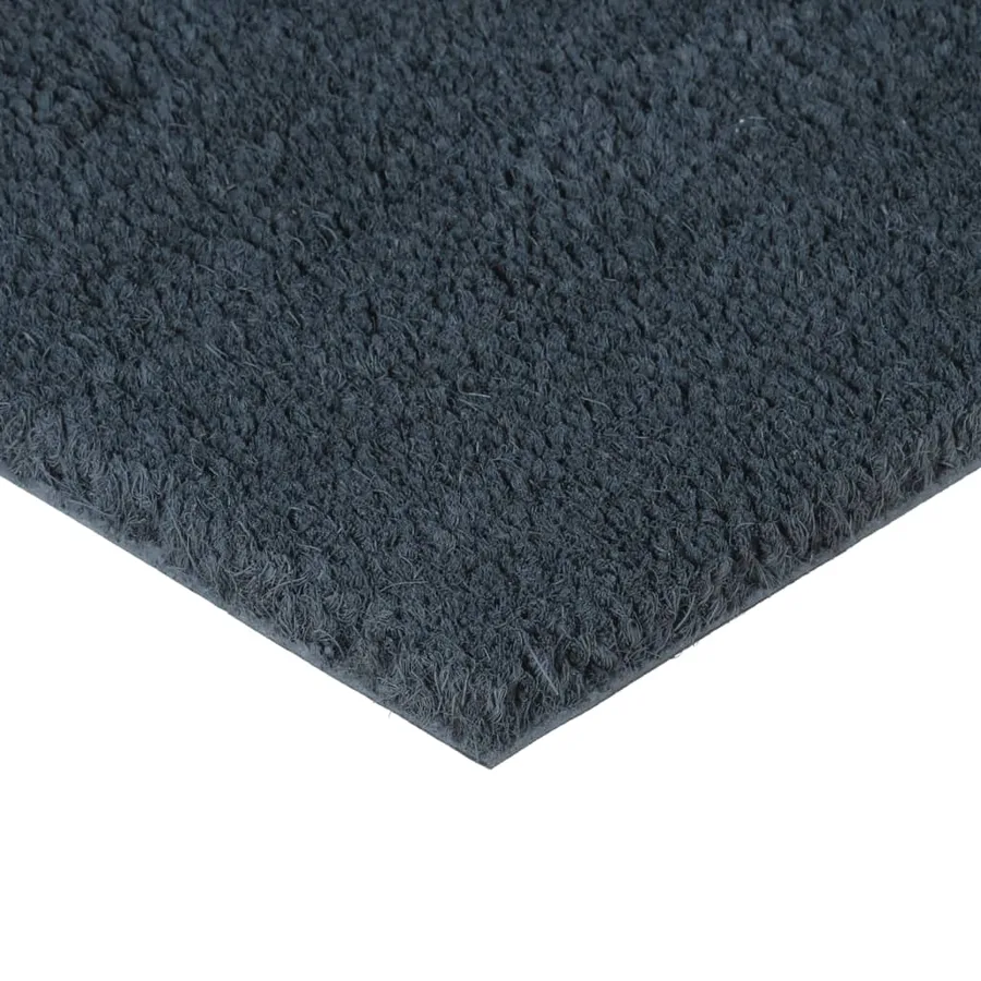Tapis de porte gris foncé 50x80 cm fibre de coco touffeté - 3