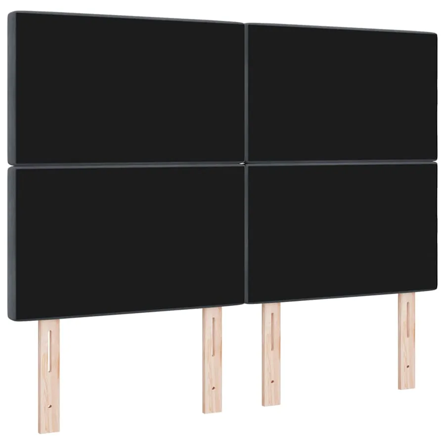 Tête de lit Gris foncé 160 cm Velours - 6