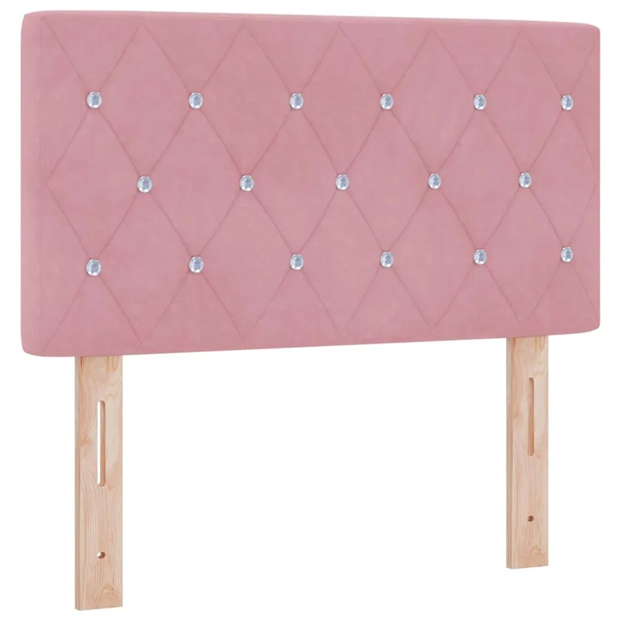 Tête de lit Rose 80 cm Velours - 2