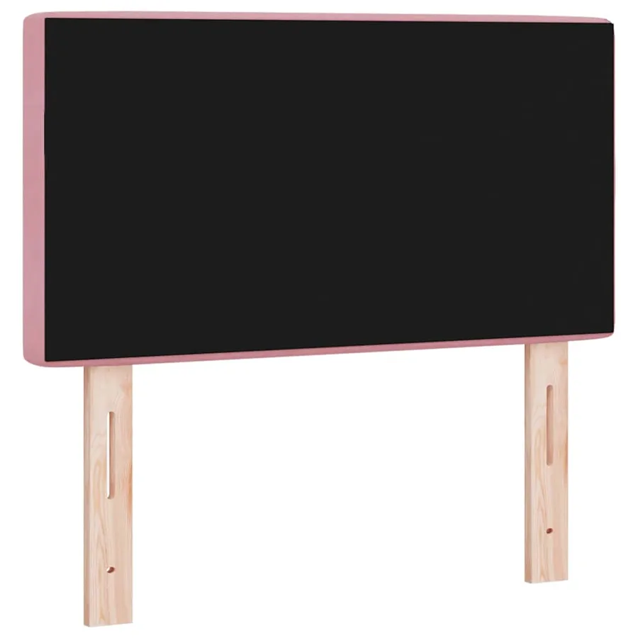 Tête de lit Rose 80 cm Velours - 6