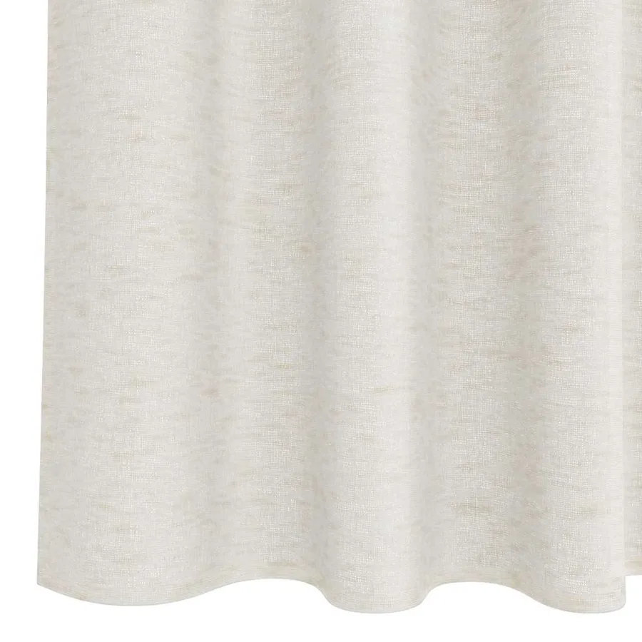 Rideau en Voile 2 pcs Crème 175 x 140 cm Polyester - 6