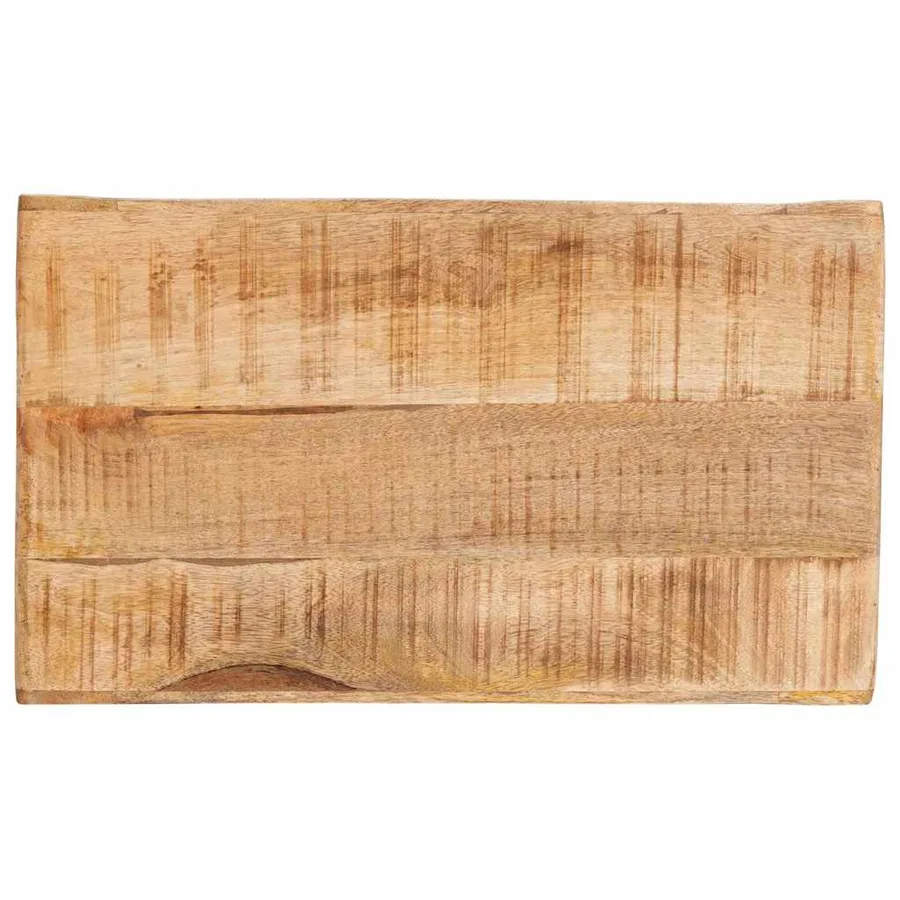Table d'appoint Marron 60 x 35 x 46 cm Bois de mangue massif - 6