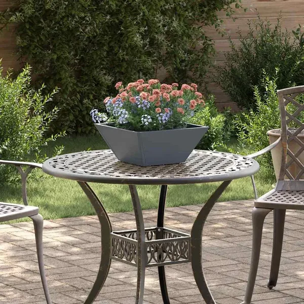 Cache-pot de jardin 5 pc Anthracite 35 x 35 x 15 cm