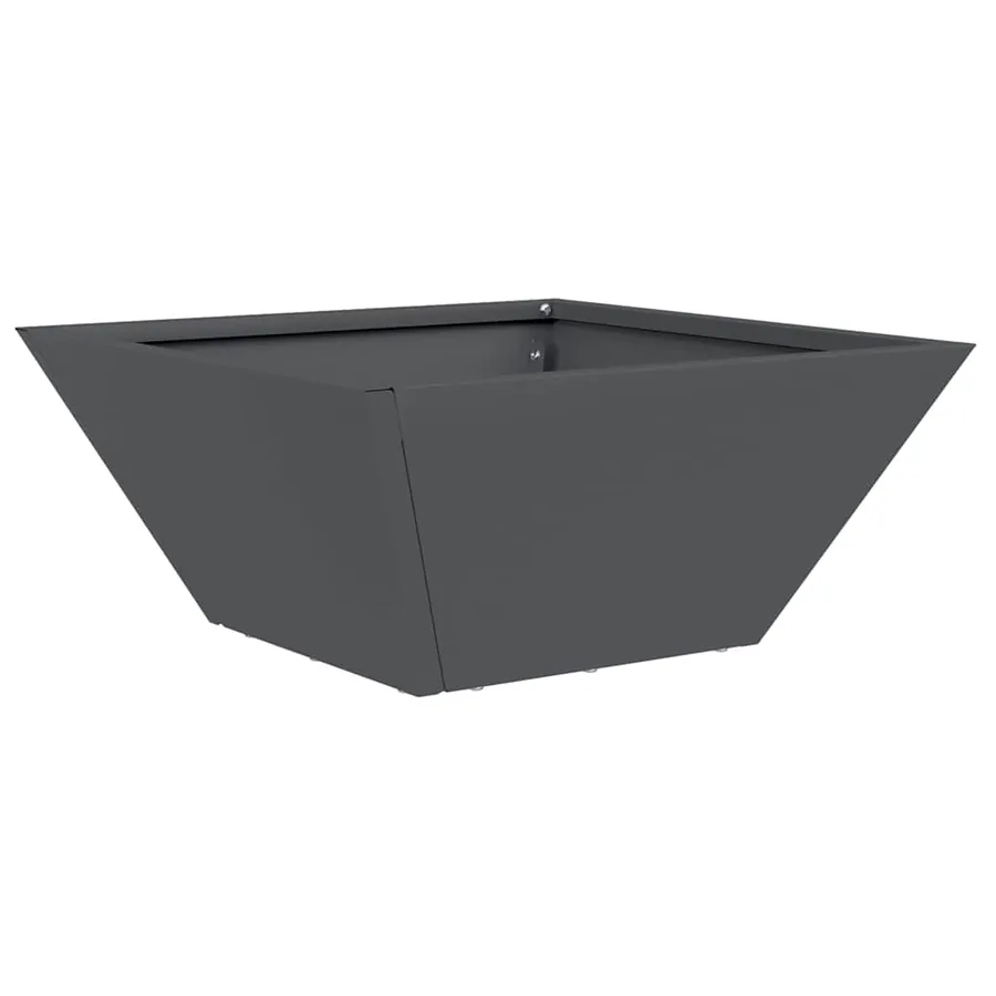 Cache-pot de jardin 5 pc Anthracite 35 x 35 x 15 cm - 5