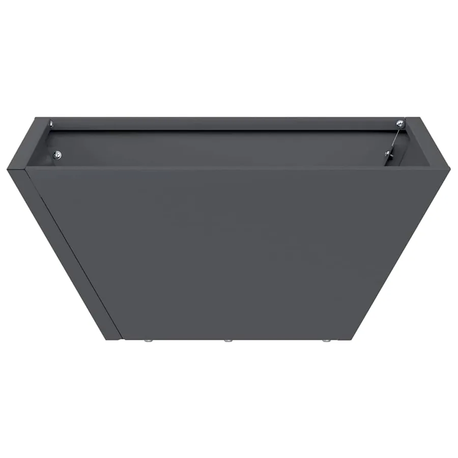 Cache-pot de jardin 5 pc Anthracite 35 x 35 x 15 cm - 7