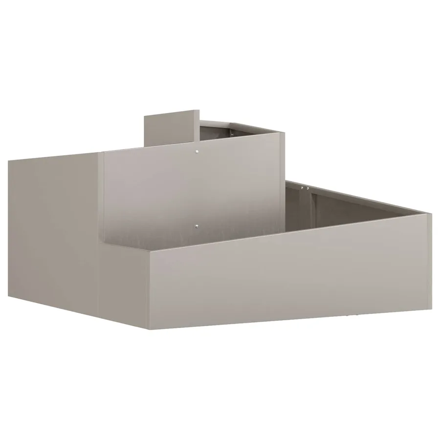 Cache-pot de jardin Rouillé 80 x 80 x 50 cm Acier patiné - 5