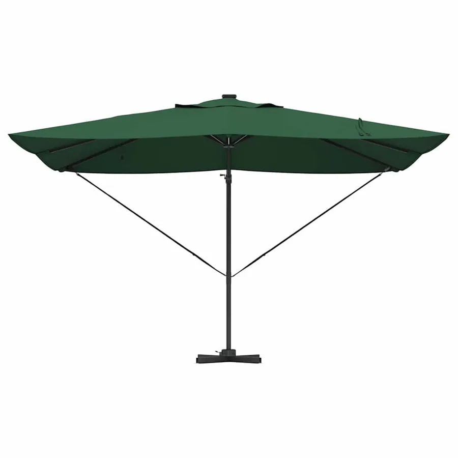 Parasol Vert 352 x 251 x 265 cm Polyester et Aluminium - 6