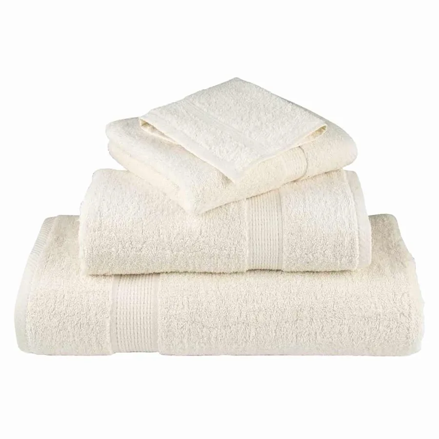 Serviette Invité SOLUND 4 pc Crème 15 x 21 cm 550 gsm - 3