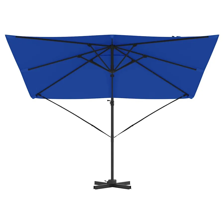 Parasol Roma Bleu 286 x 284 x 265 cm Aluminium et polyester - 5