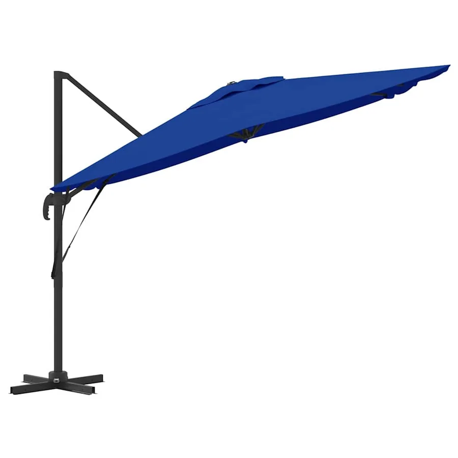 Parasol Roma Bleu 286 x 284 x 265 cm Aluminium et polyester - 6