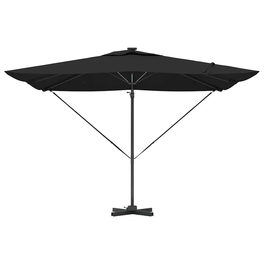 Parasol Noir 286 x 284 x 270 cm Aluminium et polyester - 6