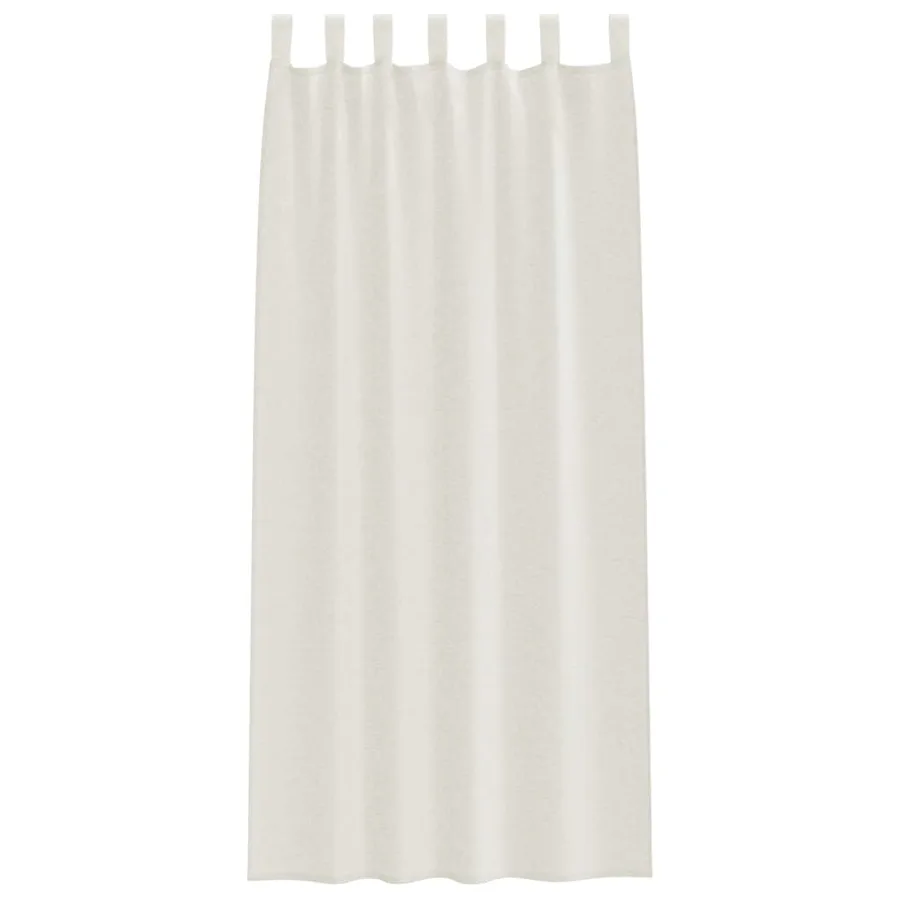 Rideau en Voile 2 pcs Crème 225 x 140 cm Polyester - 4