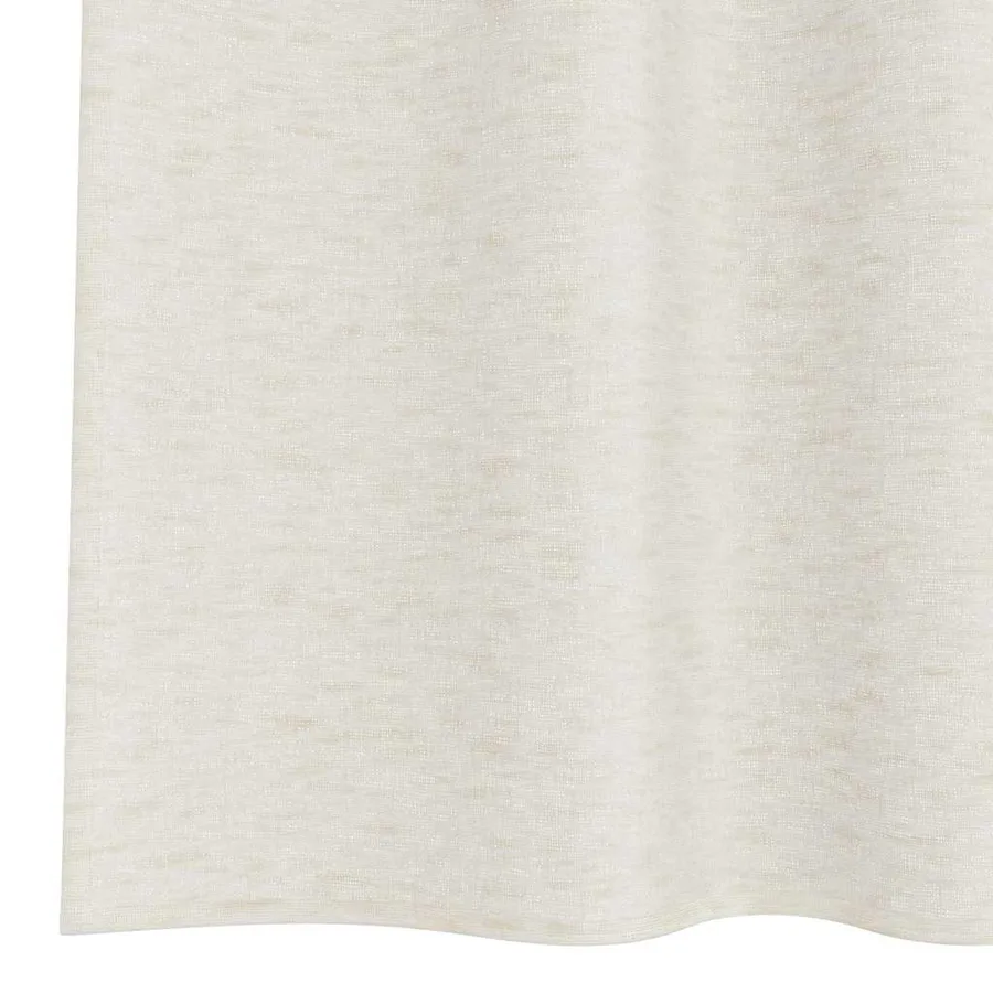 Rideau en Voile 2 pcs Crème 225 x 140 cm Polyester - 6