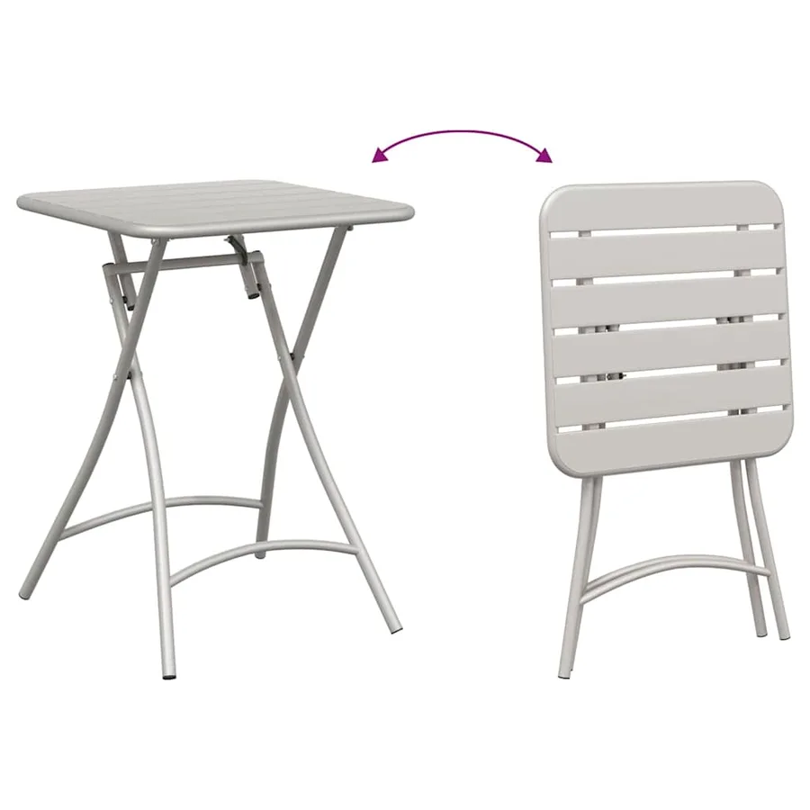 Ensemble bistrot 3 pcs Beige Acier - 10
