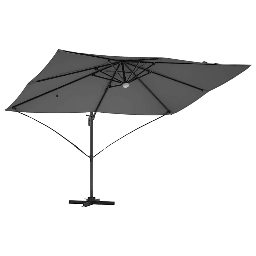Parasol Anthracite 351 x 250 x 253 cm Polyester et Aluminium - 5
