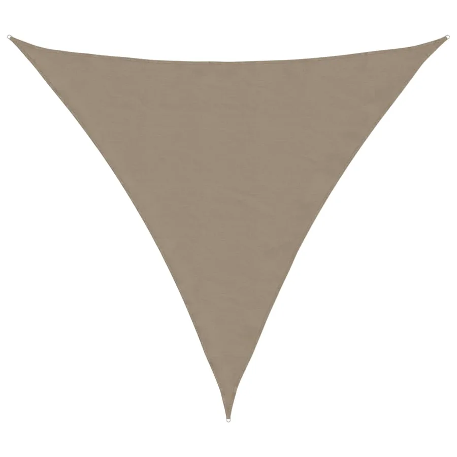 Voile d'ombrage taupe 2x2x2 m 100% polyester Oxford - 2