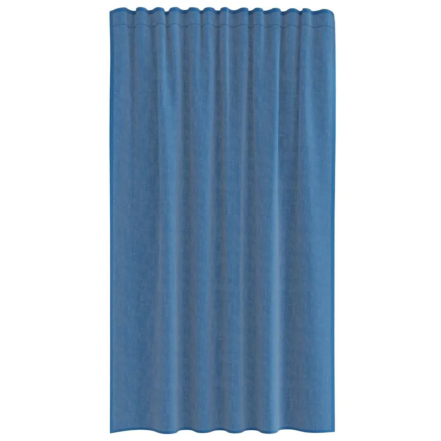 Rideaux en voile avec passe-tringles 2 pcs bleu royal - 4