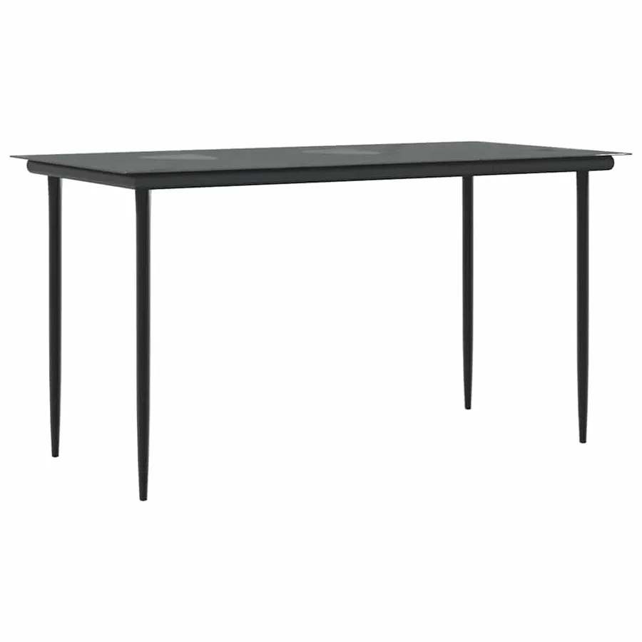 Ensemble de salle à manger pour jardin 5 pcs Beige polyrotin - 5