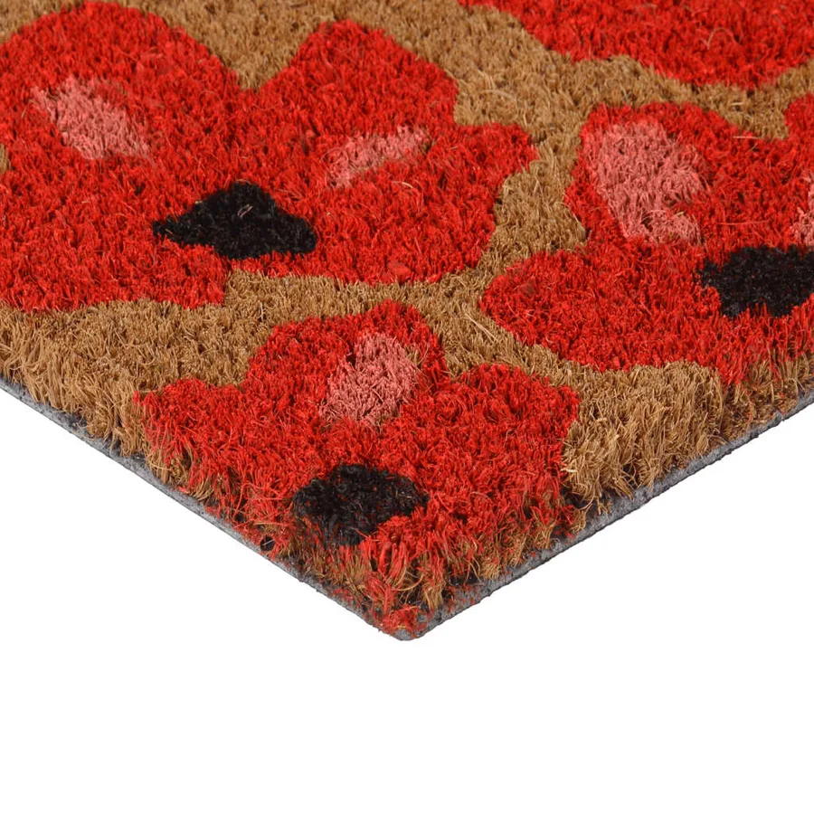 Tapis de porte naturel 40x60 cm fibre de coco touffeté - 3