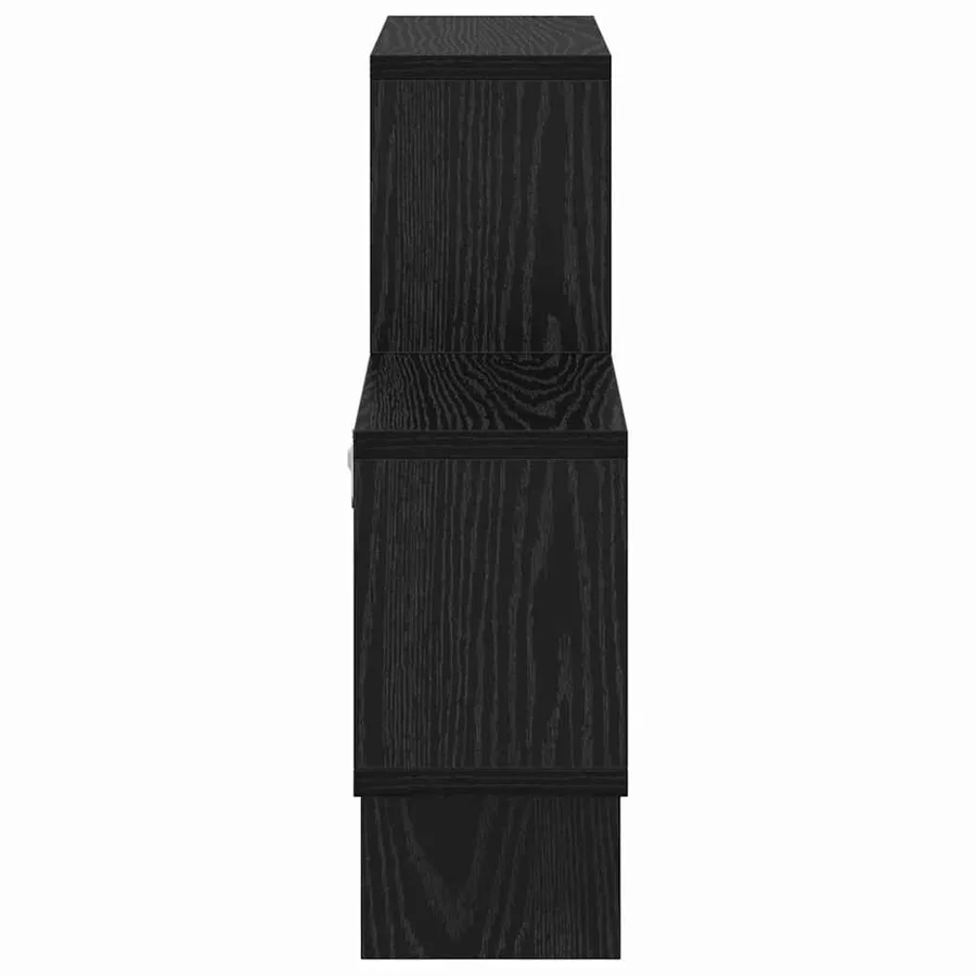 Étagère Murale Chêne noir 82 x 15 x 51 cm Bois d'ingénierie - 6