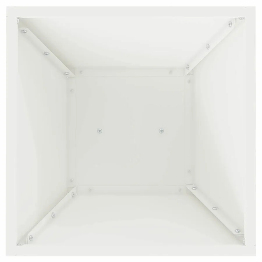 Jardinière à pilier 2 pc Blanc 35 x 35 x 73 cm - 7