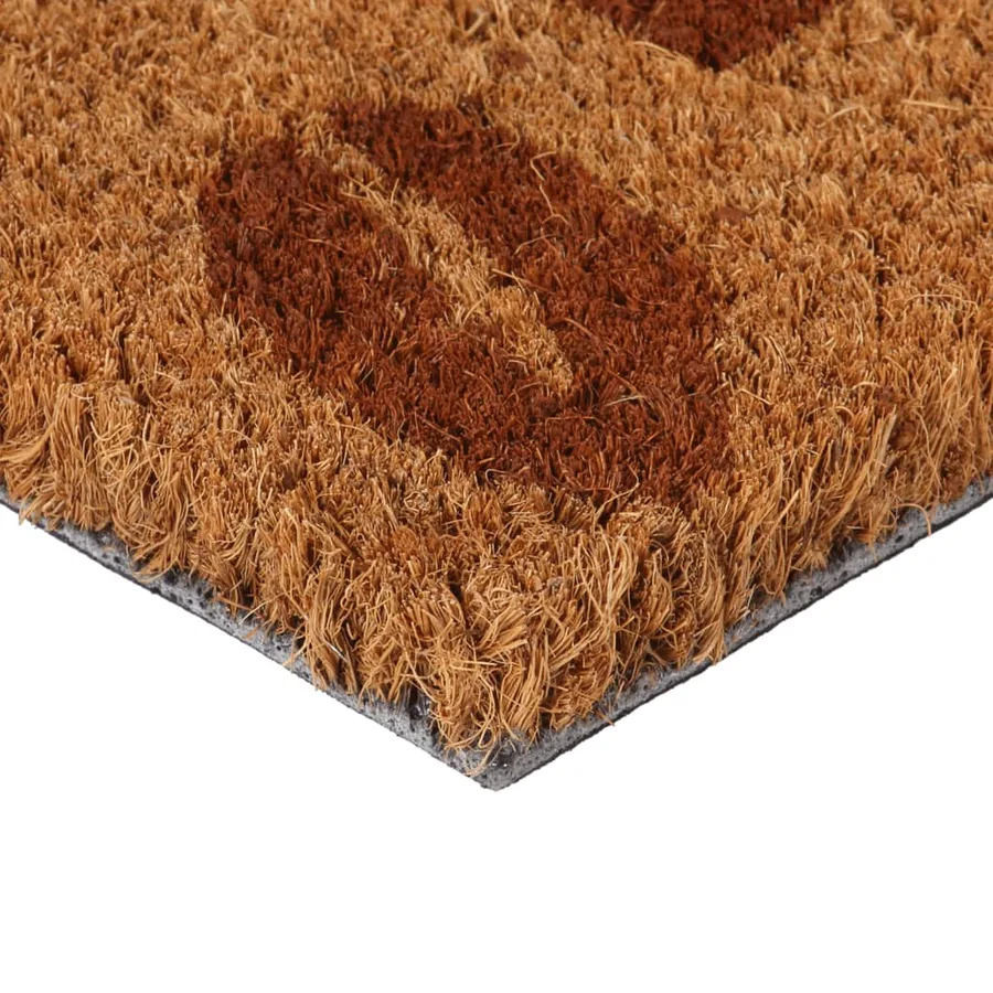 Tapis de porte naturel 40x60 cm fibre de coco touffeté - 3